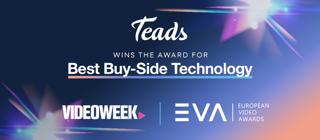 Teads Wins Best Buy-Side Technology at the European Video Awards 2024